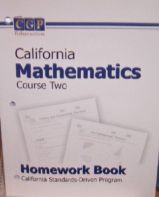California Mathematics Course 2 Homework Book Cgp Education