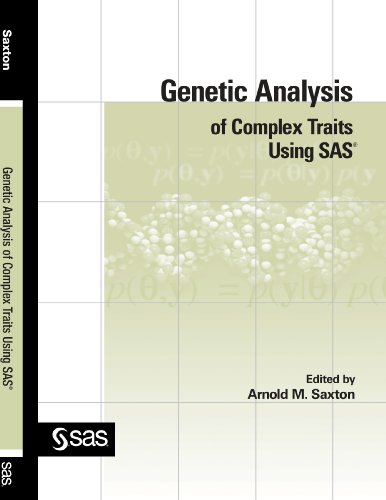 Genetic Analysis Of Complex Traits Using Sas 1st Edition Arnold M Sexton