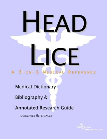Head Lice A Medical Dictionary Bibliography And Annotated Research Guide To Internet References Health Publica Icon Health Publications