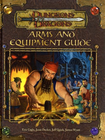 Arms And Equipment Guide Dungeons Dragons D20 30 Fantasy Roleplaying Accessory Eric Cagle