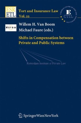 Shifts In Compensation Between Private And Public Systems Tort And Insurance Law 1st Edition Willem H Van Boom