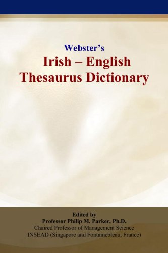 Websters Irish English Thesaurus Dictionary Philip M Parker
