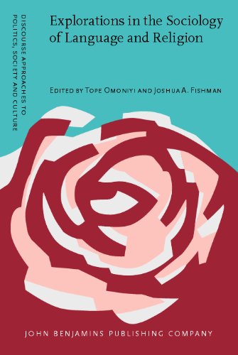 Explorations In The Sociology Of Language And Religion Tope Omoniyi Ed