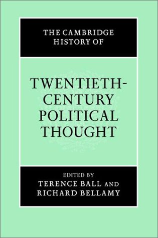 Cambridge History Of 20th Century Political Thought Terence Ball