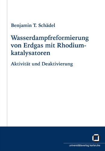 Wasserdampfreformierung von Erdgas mit Rhodium katalysatoren 1st Edition by Benjamin T Schadel ISBN 3866442734 978-3866442733