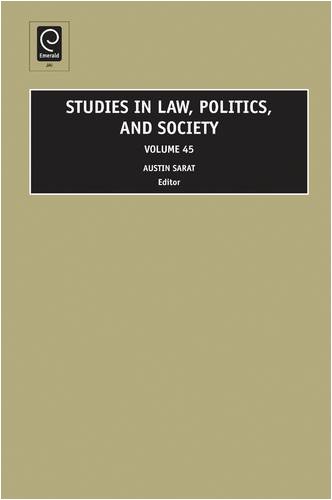 Studies In Law Politics And Society Volume 45 Studies In Law Politics And Society Austin Sarat