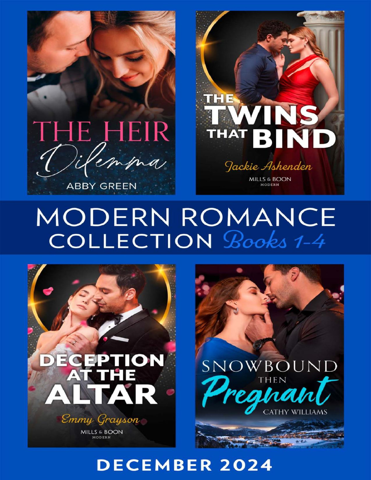 Modern Romance Collection December 2024 Books 14 Abby Green Jackie Ashenden Emmy Grayson Cathy Williams