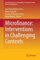 Microfinance Interventions In Challenging Contexts Ana Paula Matias Gama