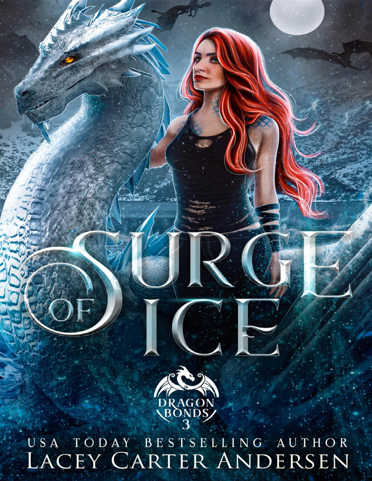 Surge Of Ice A Paranormal Reverse Harem Romance Dragon Bonds Book 3 Lacey Carter Andersen