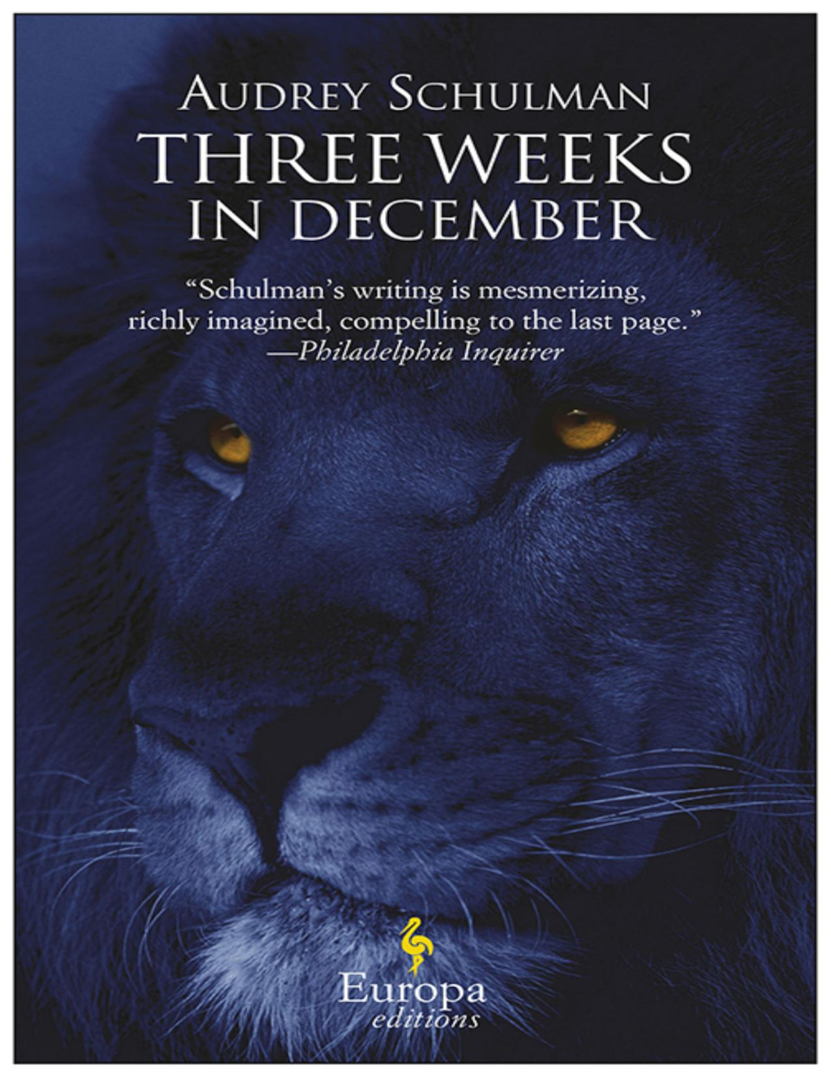 Three Weeks In December Audrey Schulman