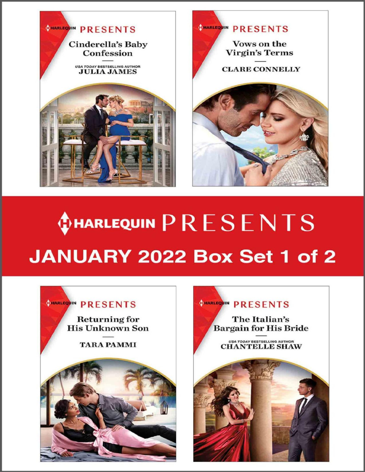 Harlequin Presents January 2022 Box Set 1 Of 2 Julia James