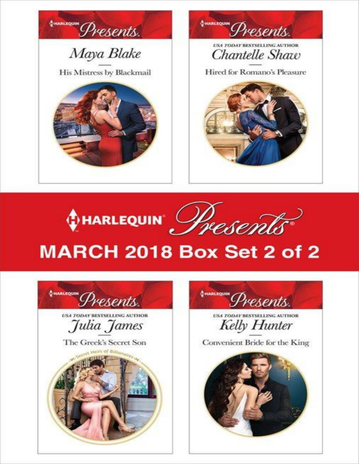Harlequin Presents March 2018 Box Set 2 Of 2 Maya Blake Julia James