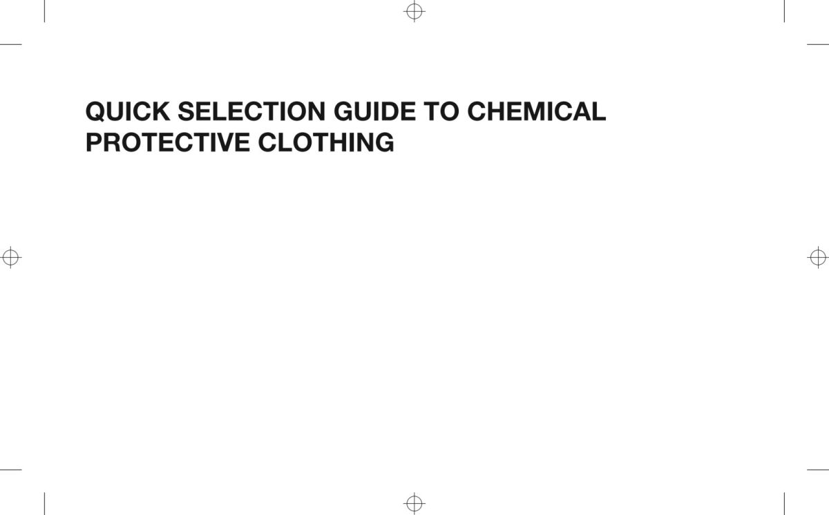 Quick Selection Guide To Chemical Protective Clothing Seventh Edition Krister Forsberg Author