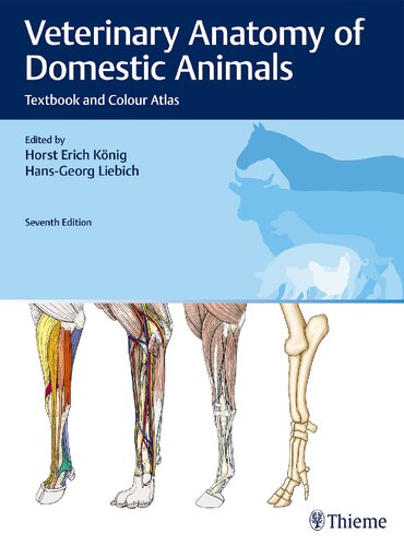 Veterinary Anatomy Of Domestic Animals Textbook And Colour Atlas 7th Edition Horst Erich Knig