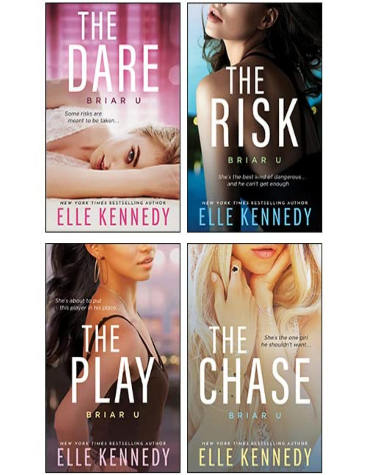 Briar U Series 4 Books Collection Set By Elle Kennedy Kennedy
