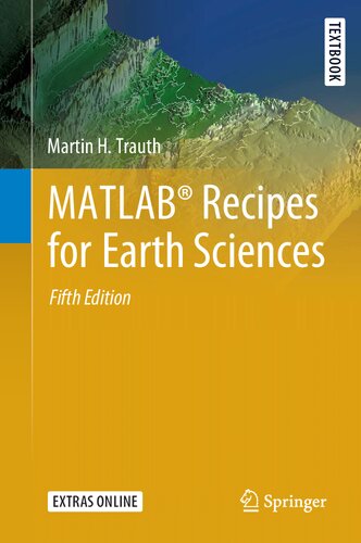 Matlab Recipes For Earth Sciences 5th Edition Martin H Trauth