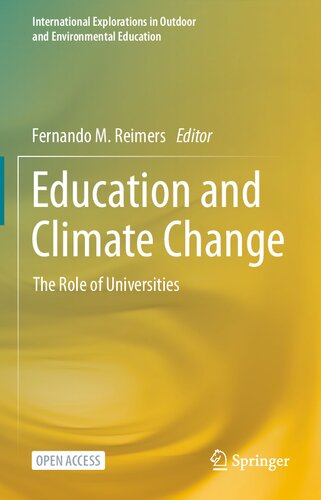 Education And Climate Change The Role Of Universities Fernando M Reimers