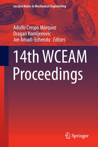 14th Wceam Proceedings Adolfo Crespo Mrquez Dragan Komljenovic