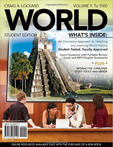 World Volume 1 To 1500 With Review Cards History Coursemate Etext Wadsworth World History Resource Center 2term Access Code Lockard
