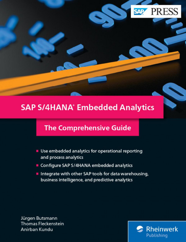 Sap S4hana Embedded Analytics First Edition Butsmann Jurgenfleckenstein