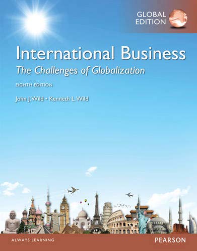 International Business The Challenges Of Globalization Eighth Edition Wild