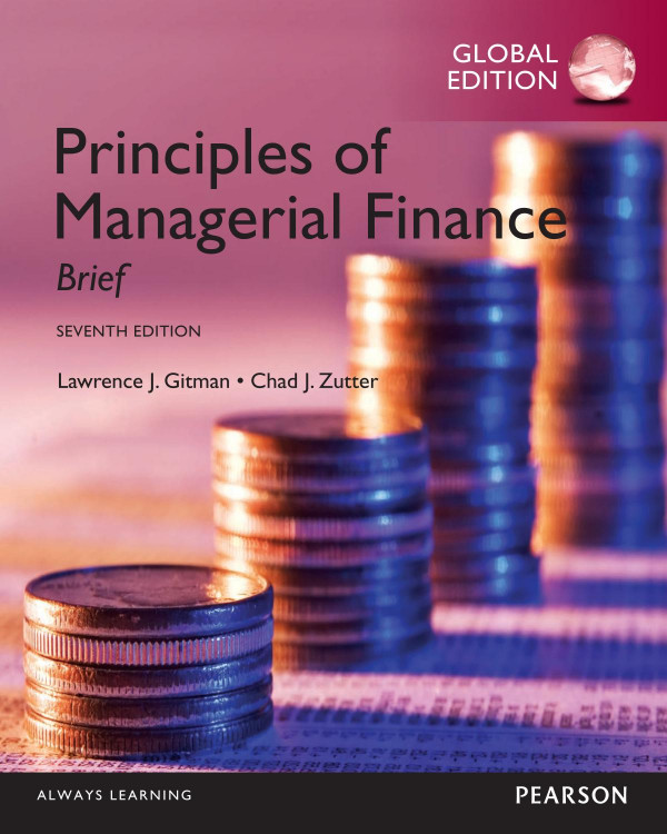 Principles Of Managerial Finance Brief Fourteenth Edition Gitman