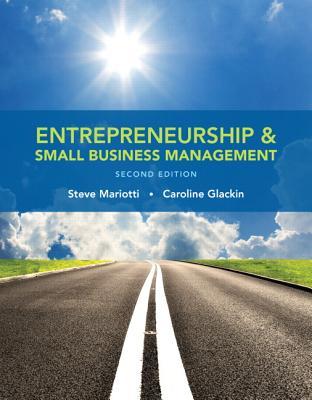 Entrepreneurship Small Business Management 2nd Edition Steve Mariotti