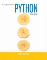 Starting Out With Python Third Edition Gaddis Tony