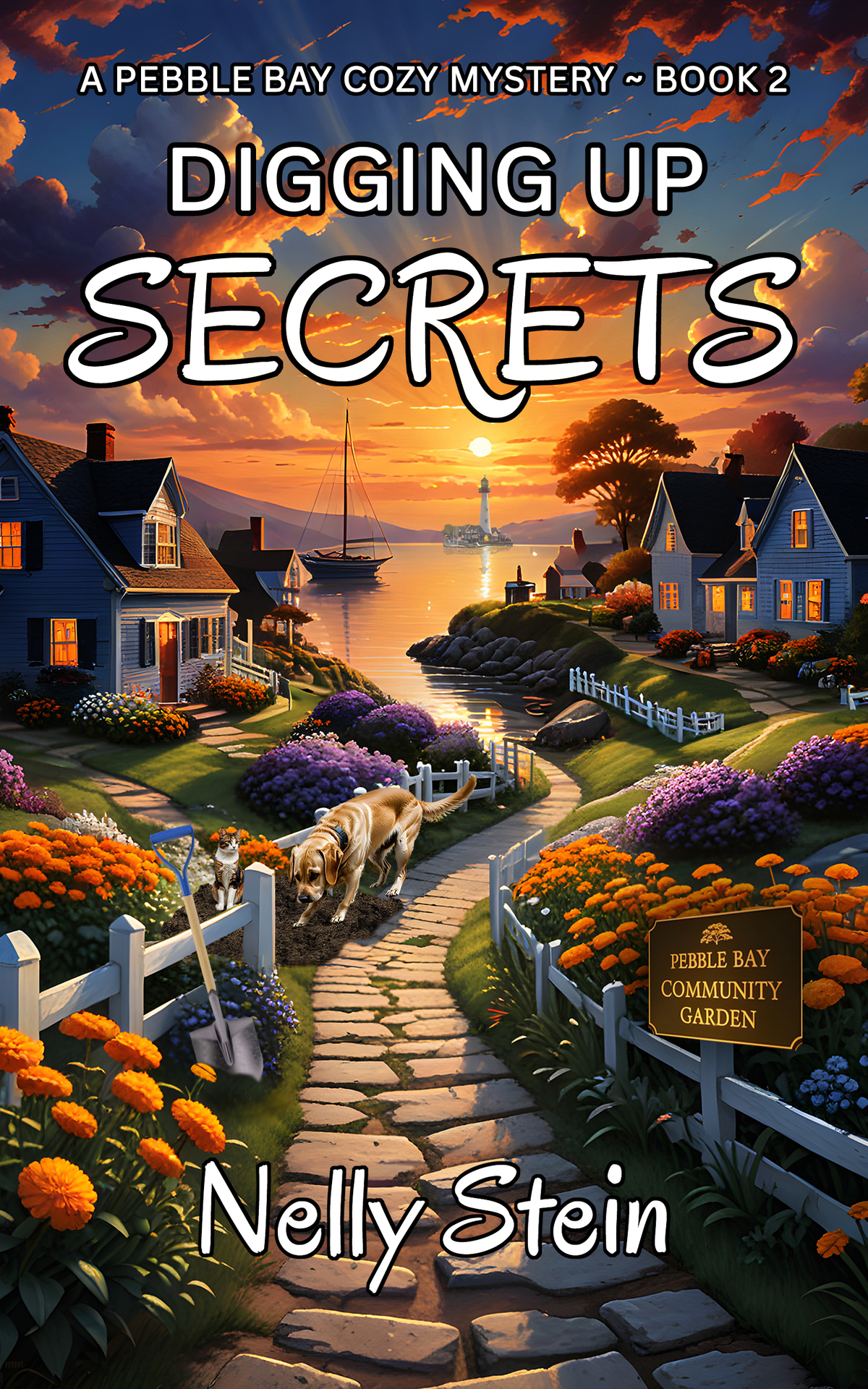 Digging Up Secrets An Undeniably Fun Small Town Cozy Murder Mystery Pebble Bay 2 Nelly Stein
