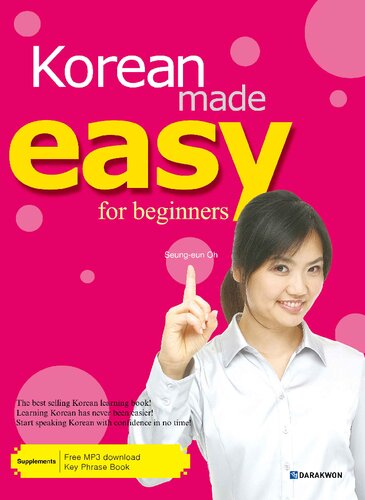 Korean Made Easy For Beginners English Ver 1st Edition Seungeun Oh