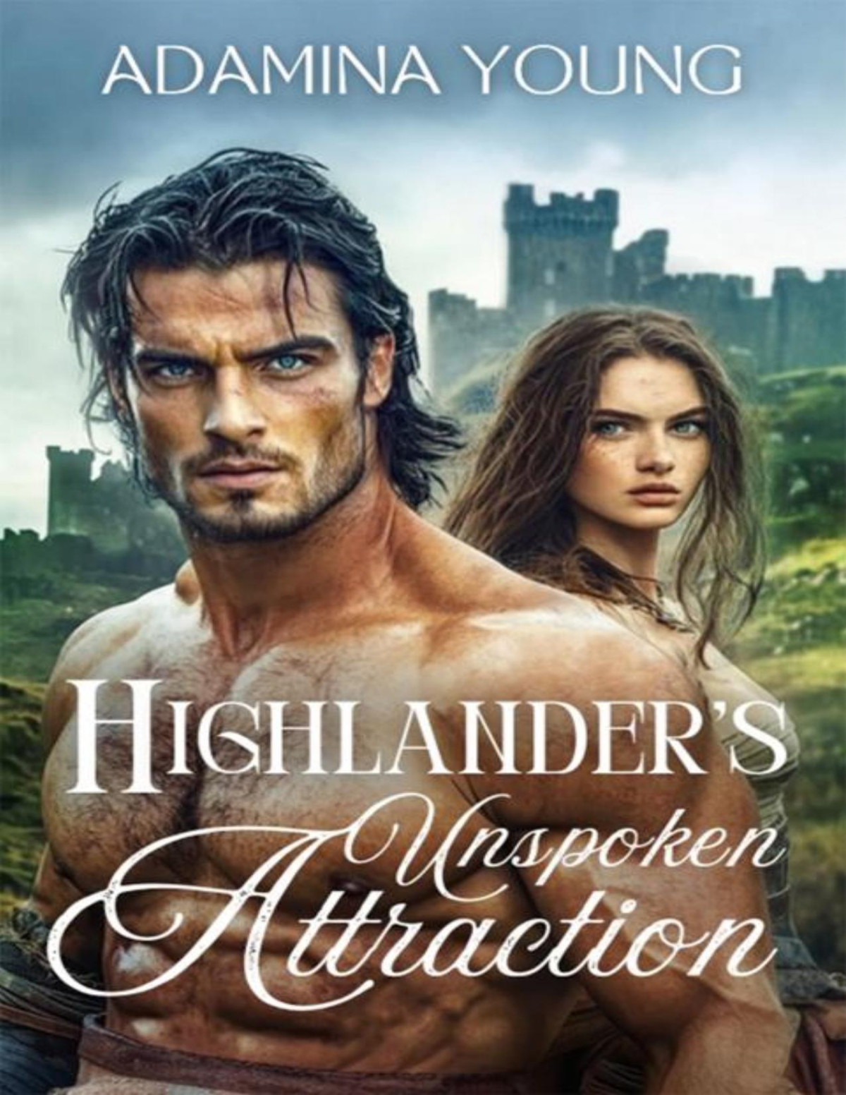 Highlander's Unspoken Attraction A Scottish Medieval Historical Romance 1st Edition by Adamina Young B0DR3BWSWG