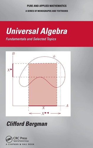 Universal Algebra Fundamentals And Selected Topics 1st Edition Clifford Bergman