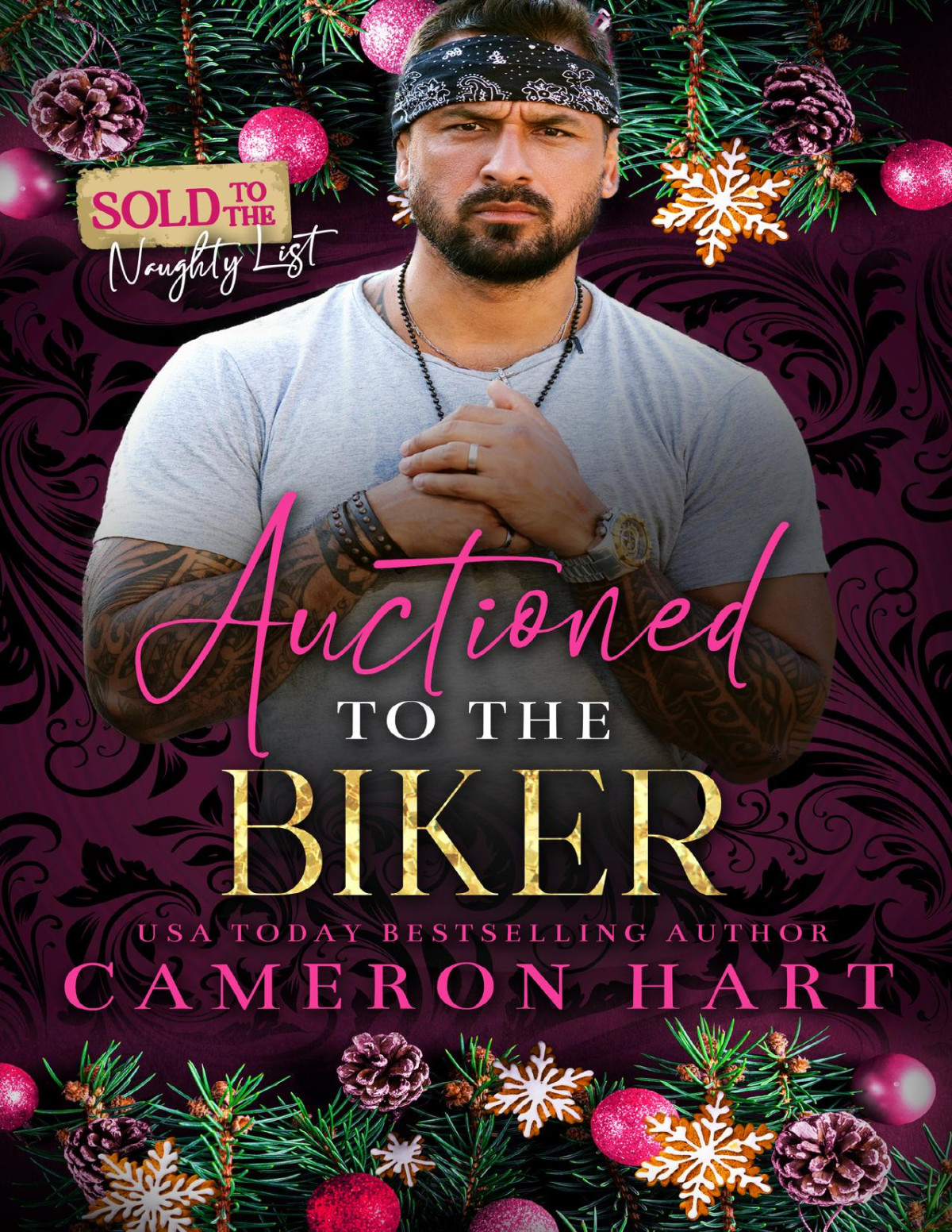 Auctioned To The Biker A Daddy Domcurvy Girl Romance Cameron Hart