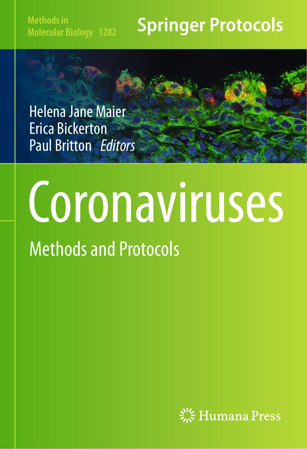 Coronaviruses Helena Jane Maier Erica Bickerton Paul Britton