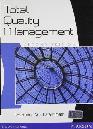 Total Quality Management 2nd Ed Charantimath Poornima M