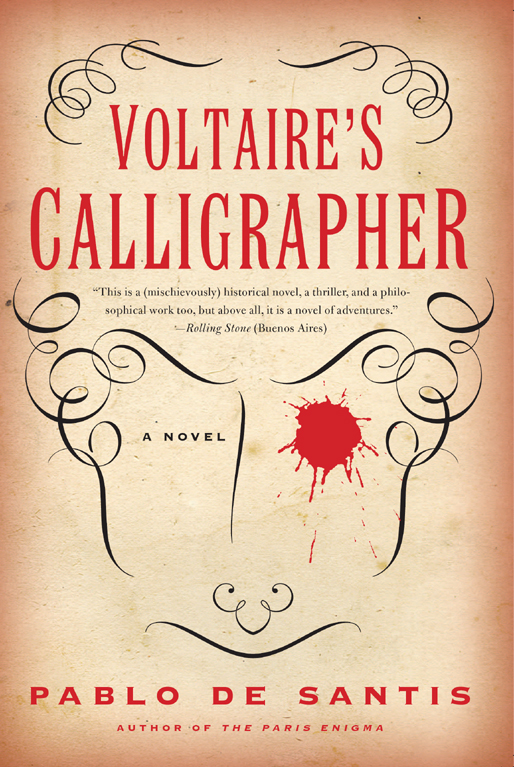 Voltaires Calligrapher Pablo De Santis