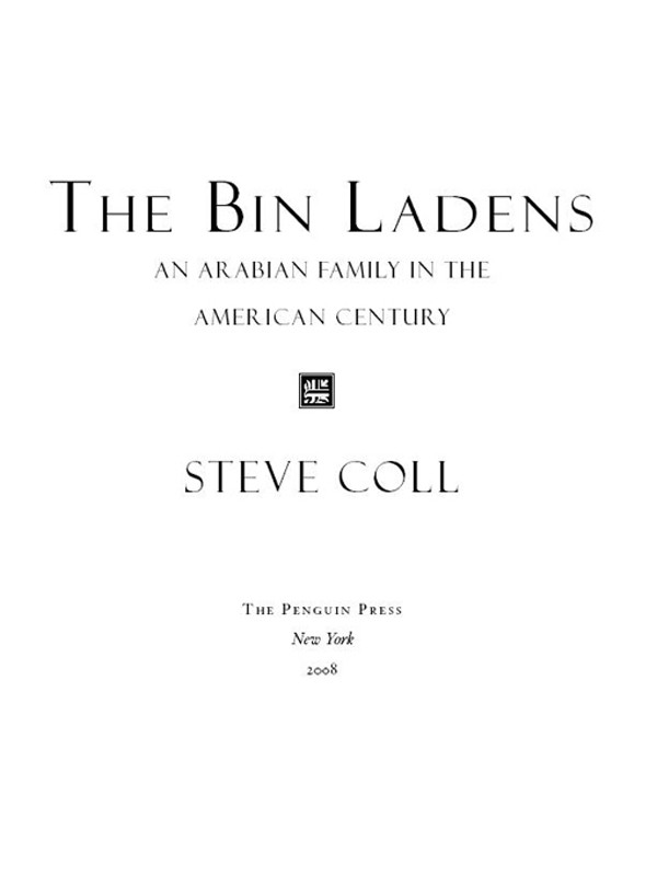 The Bin Ladens Steve Coll
