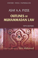 Outlines Of Muhammadan Law 5th Edition Asaf Ali Asghar Fyzee