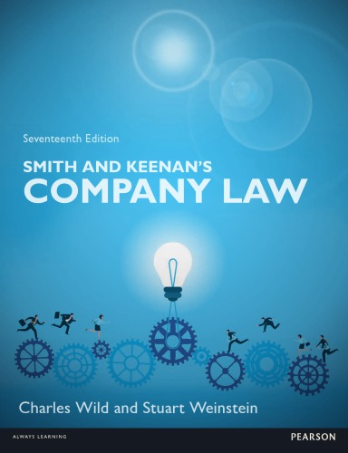 Smith And Keenans Company Law Seventeenth Edition Weinstein