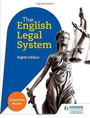 The English Legal System Eight Edition First Edition Jacqueline Martin