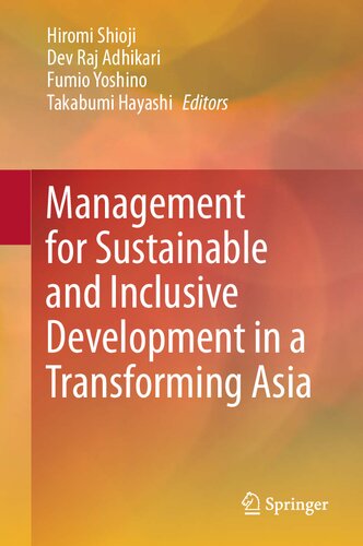 Management For Sustainable And Inclusive Development In A Transforming Asia Takabumi Hayashi