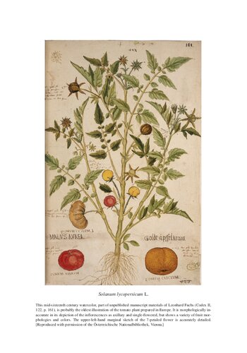 Taxonomy Of Wild Tomatoes And Their Relatives Solanum Sect Lycopersicoides Sect Juglandifolia Sect Lycopersicon Solanaceae Iris E Peralta David M Spooner Sandra Knapp