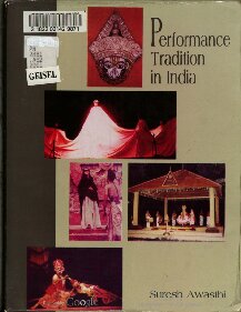 Performance Tradition In India 1st Edition Suresh Awasthi