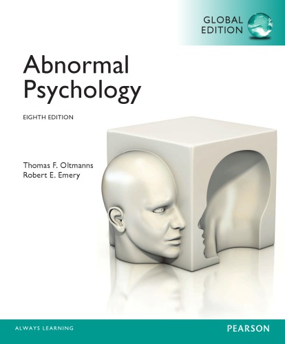 Abnormal Psychology Eighth Edition Oltmanns Thomas Femery Robert E