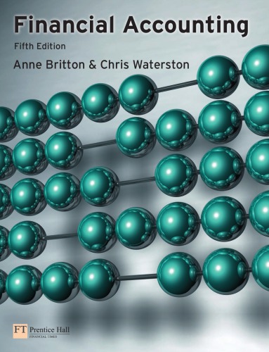 Financial Accounting 5 Ed 4 Printing Britton Anne Waterston