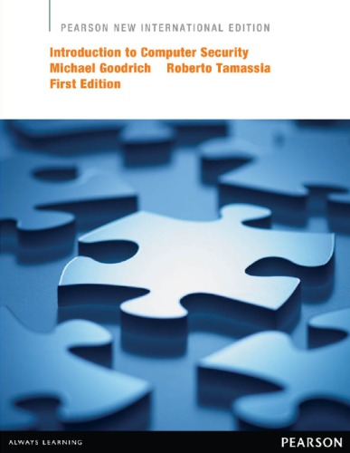 Introduction To Computer Security First Edition Pearson New International Edition Goodrich