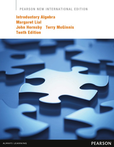 Introductory Algebra Pearson New International Edition 10th Ed International Ed Lial
