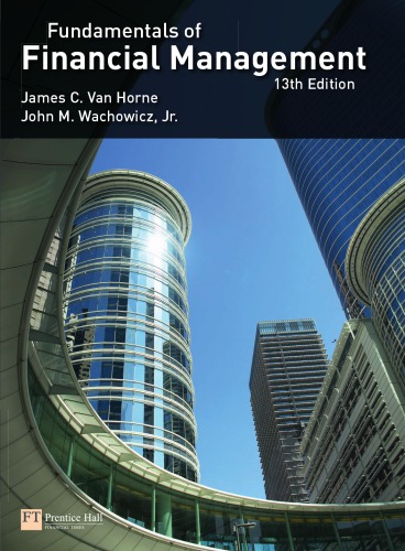 Van Horne Fundamentals Of Financial Management 13th Ed Horne