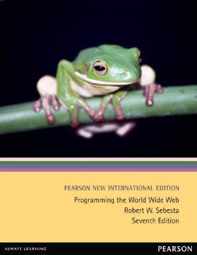 Programming The World Wide Web Seventh Edition Sebesta Robert W