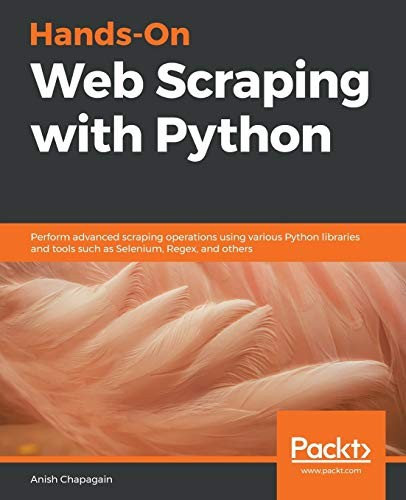 Handson Web Scraping With Python Anish Chapagain